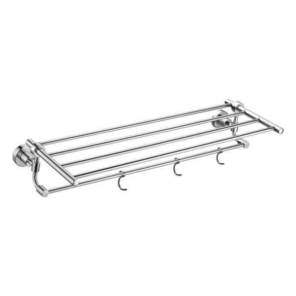 p4 Towel Rack with Hook 24" inch 1
