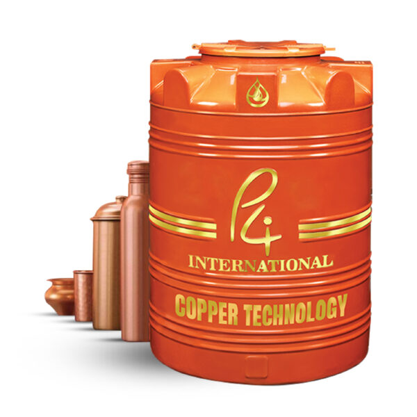 P4 INTERNATIONAL® Copper Technology Water Tank with Inner & Outer Real Copper | Free Sediment Filter | 30% Extra Storage Capacity - Image 3