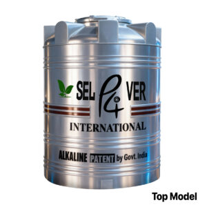 P4 INTERNATIONAL® Silver Patented Alkaline Technology 9+1 Layer Water Tank Top Model with FREE External Skin Jacket | FREE Anti-Scaling Device | D²LF (Double Lids)